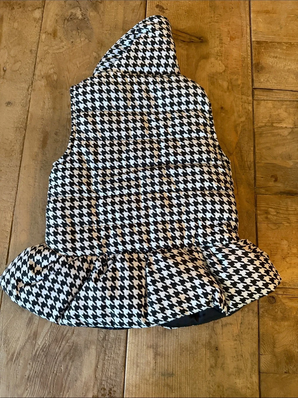 Kids Headquarters Black & White Houndstooth Vest with Red Bows